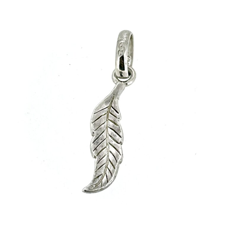 The charm presented on a white background, showcasing its elegant craftsmanship.