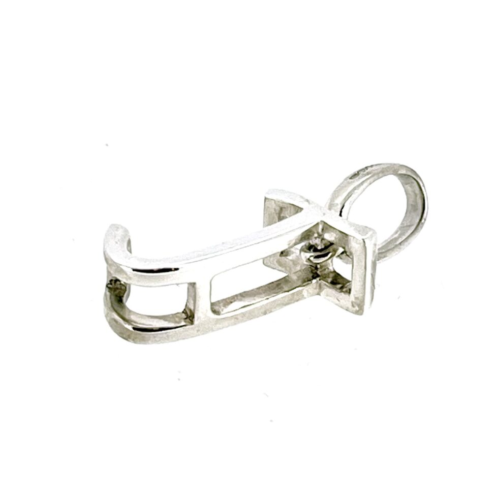 Links of London Sterling Silver 3D Letter J Charm