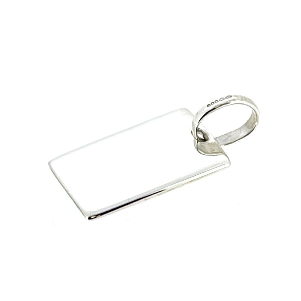 side back view of the 2010 Links of London VIP Backstage Pass Charm showing the engraving.