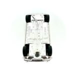 silver-plated Lledo Austin Mini Model with LINKS1 number plate.