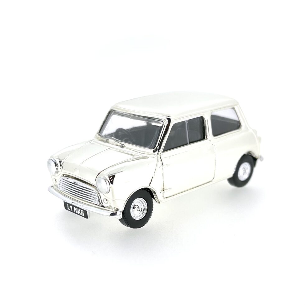 The Lledo Austin Mini Model displayed on a white background.