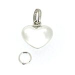the vintage 2009 Links of London Puffed Heart Charm in sterling silver.