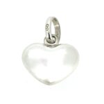 vintage 2009 Links of London Puffed Heart Charm in sterling silver.