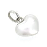 2009 Links of London Puffed Heart Charm in sterling silver.