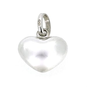 Links of London Puffed Heart Charm in sterling silver.