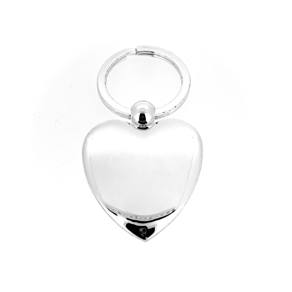 the polished silver-plated heart keyring by Links of London.