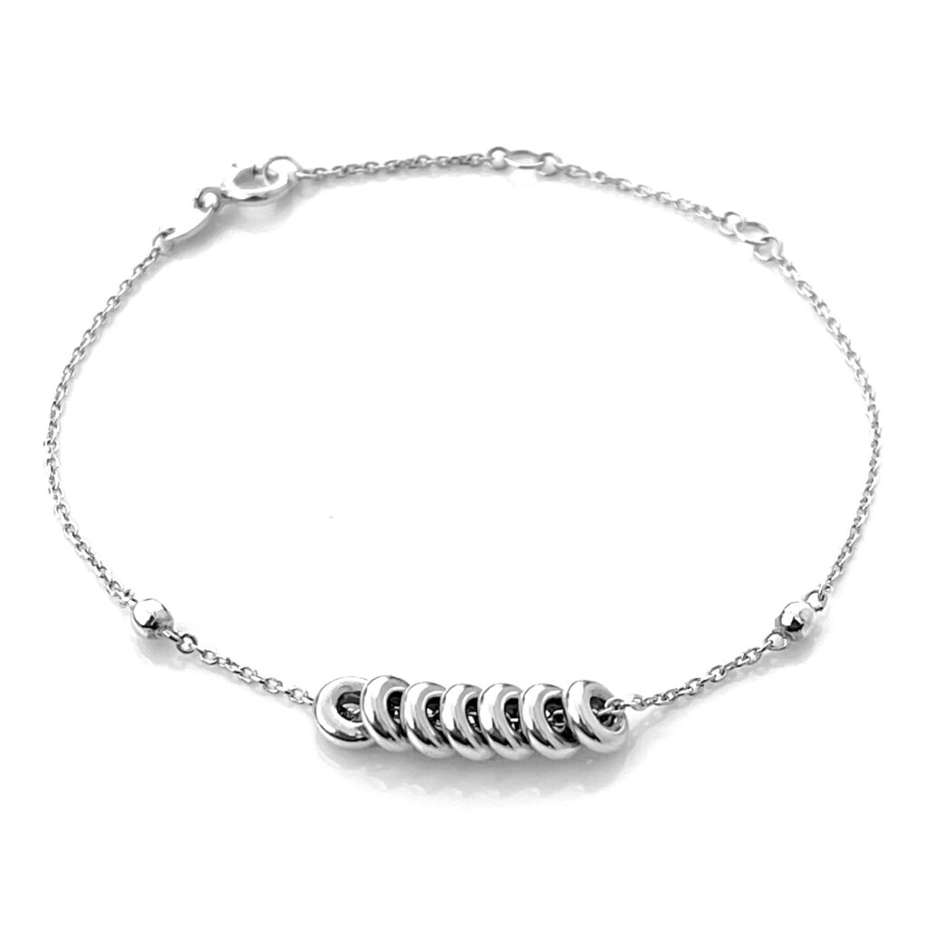 Vintage Links of London Sweetie Chain Bracelet with 7 Sweetie links.