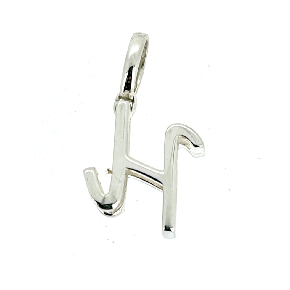 Vintage Links of London 3D Letter H Charm | Sterling Silver | 2010