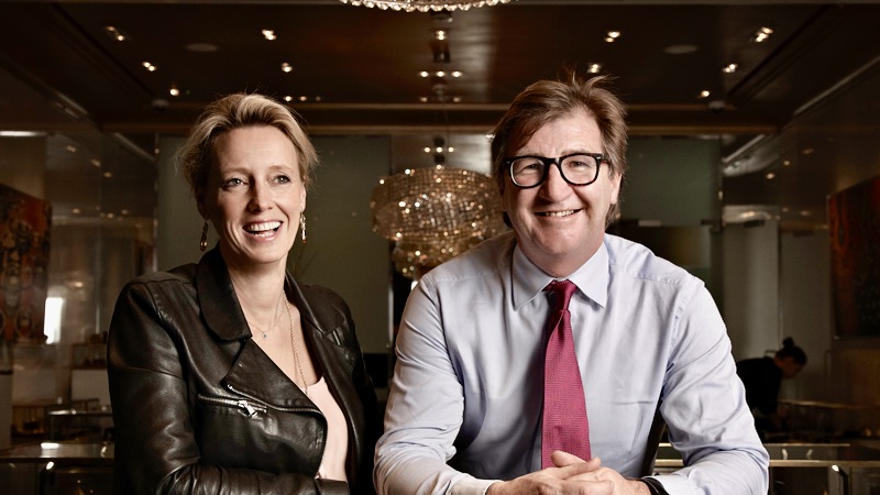 Annoushka Ducas and John Ayton