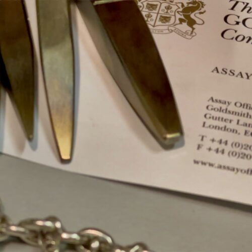A set of hallmarking punches made by The Goldsmiths’ Company Assay Office.