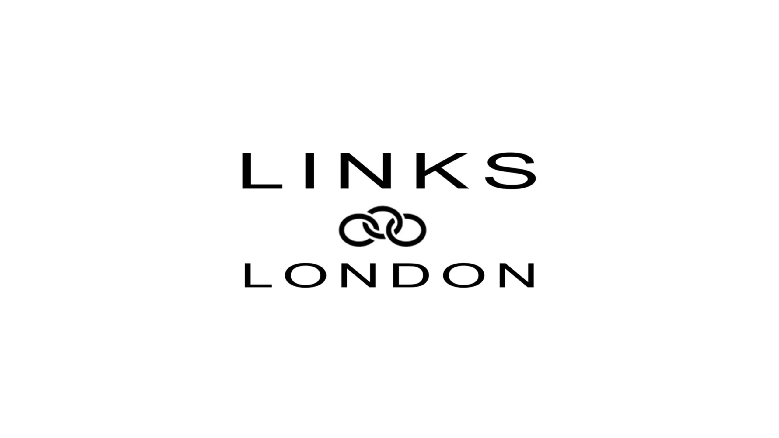 Links London Logo black on white rings