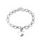 vintage 2004 Links of London Classic Charm Bracelet with Heart Charm.