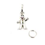 Vintage Links of London Gingerbread Man Charm with split ring