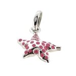 The charm displayed on a white background, emphasizing its sterling silver finish.