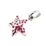 side view Vintage 2007 Links of London Pink Spotted Starfish Charm
