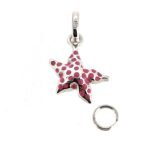 Vintage 2007 Links of London Pink Spotted Starfish Charm with split ring