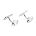Links of London Men's Classic Oval Sterling Silver Cufflinks
