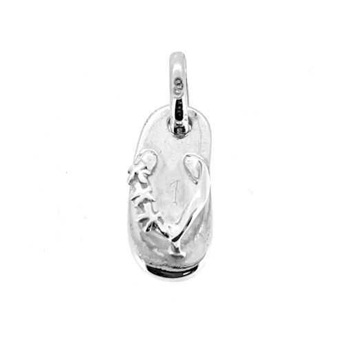 Vintage 2008 sterling silver flip flop charm