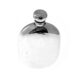 Vintage Links of London silver hip flask front view