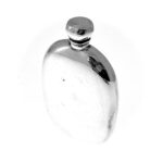 Flask displayed upright on white background