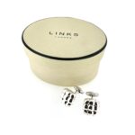 2007 Links of London Quilted Cushion Cufflinks