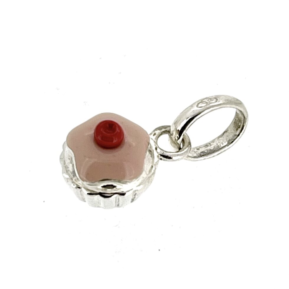 Professionally polished 2010 Pink Cupcake Charm from Links of London