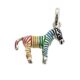 Vintage 2011 Links of London Zebra Charm – Rainbow Enamel Stripes