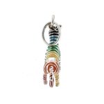 Back view of the charm showing clean polish