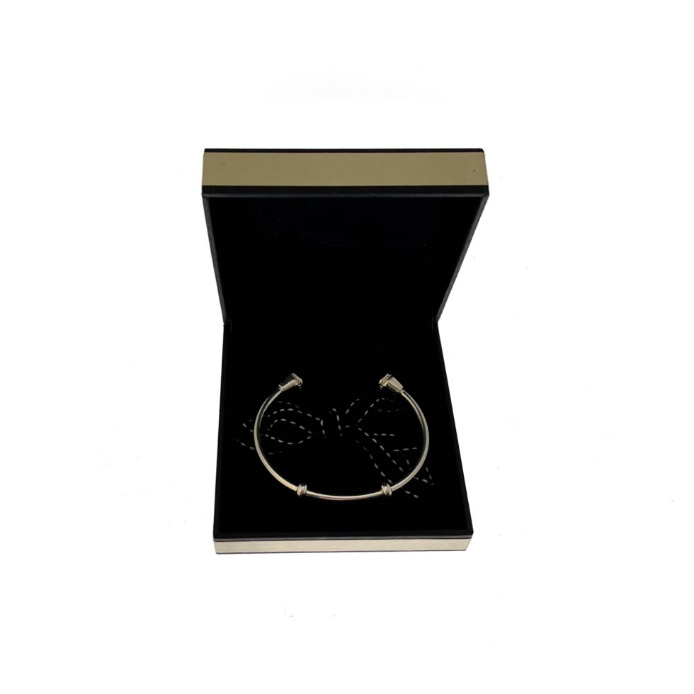 Links of London Amulet Cuff Bangle | Model 5010.3344 | Sterling Silver NOS