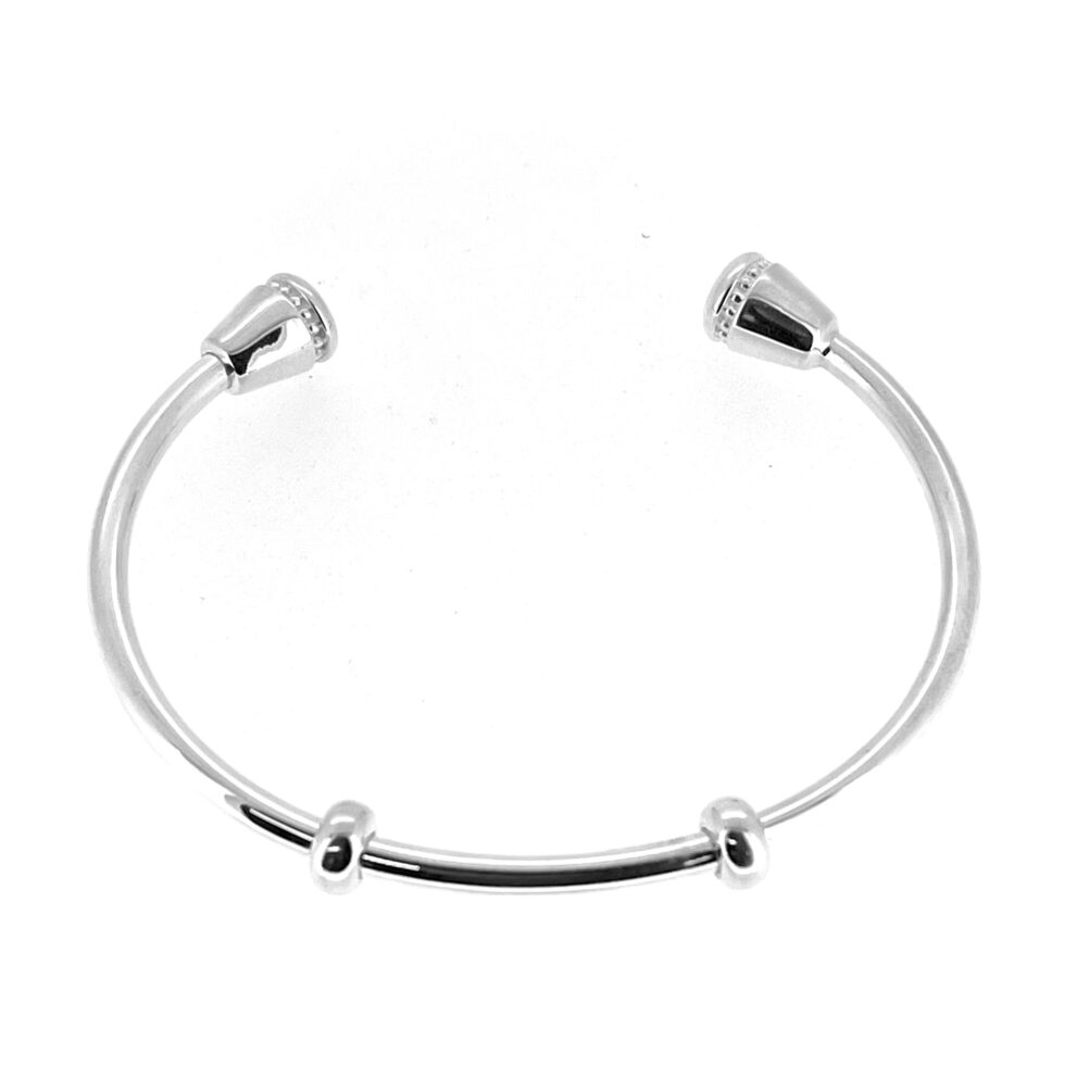 Links of London Amulet Cuff Bangle | Model 5010.3344 | Sterling Silver NOS