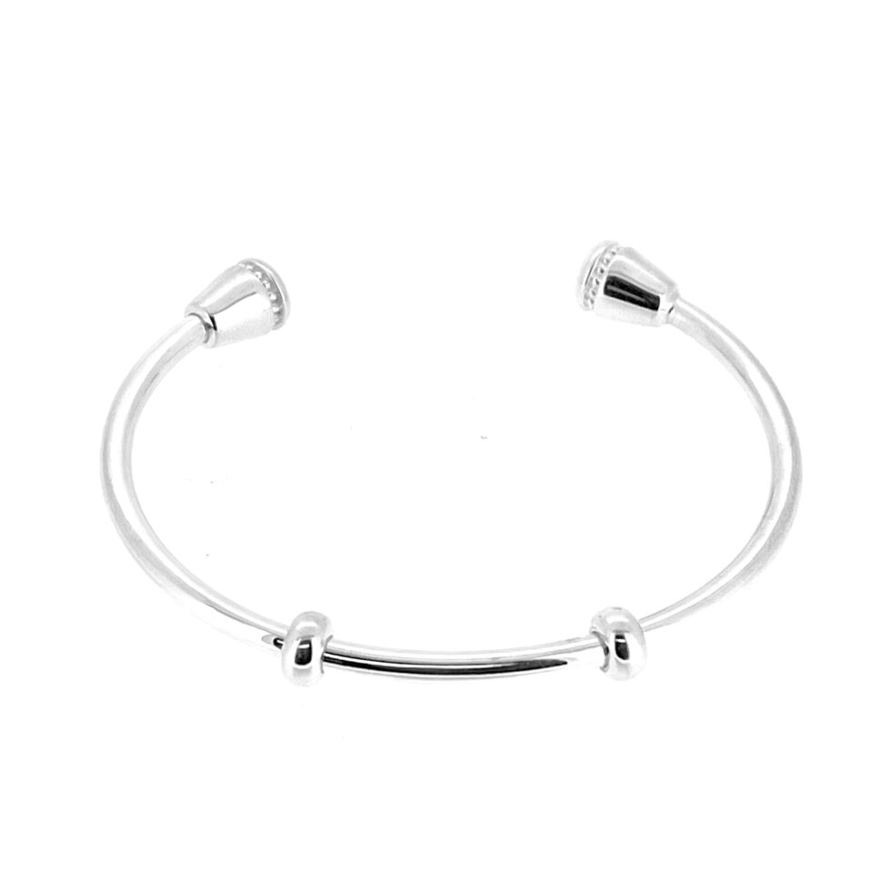 Links of London Amulet Cuff Bangle | Model 5010.3344 | Sterling Silver NOS