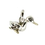 Vintage Links of London Duck Charm with gold accents
