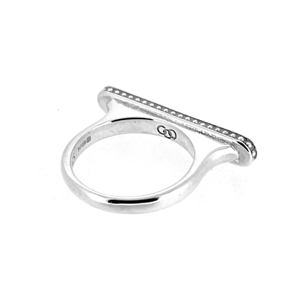 Ring placed in Links of London stock bag with part number 5045.5574