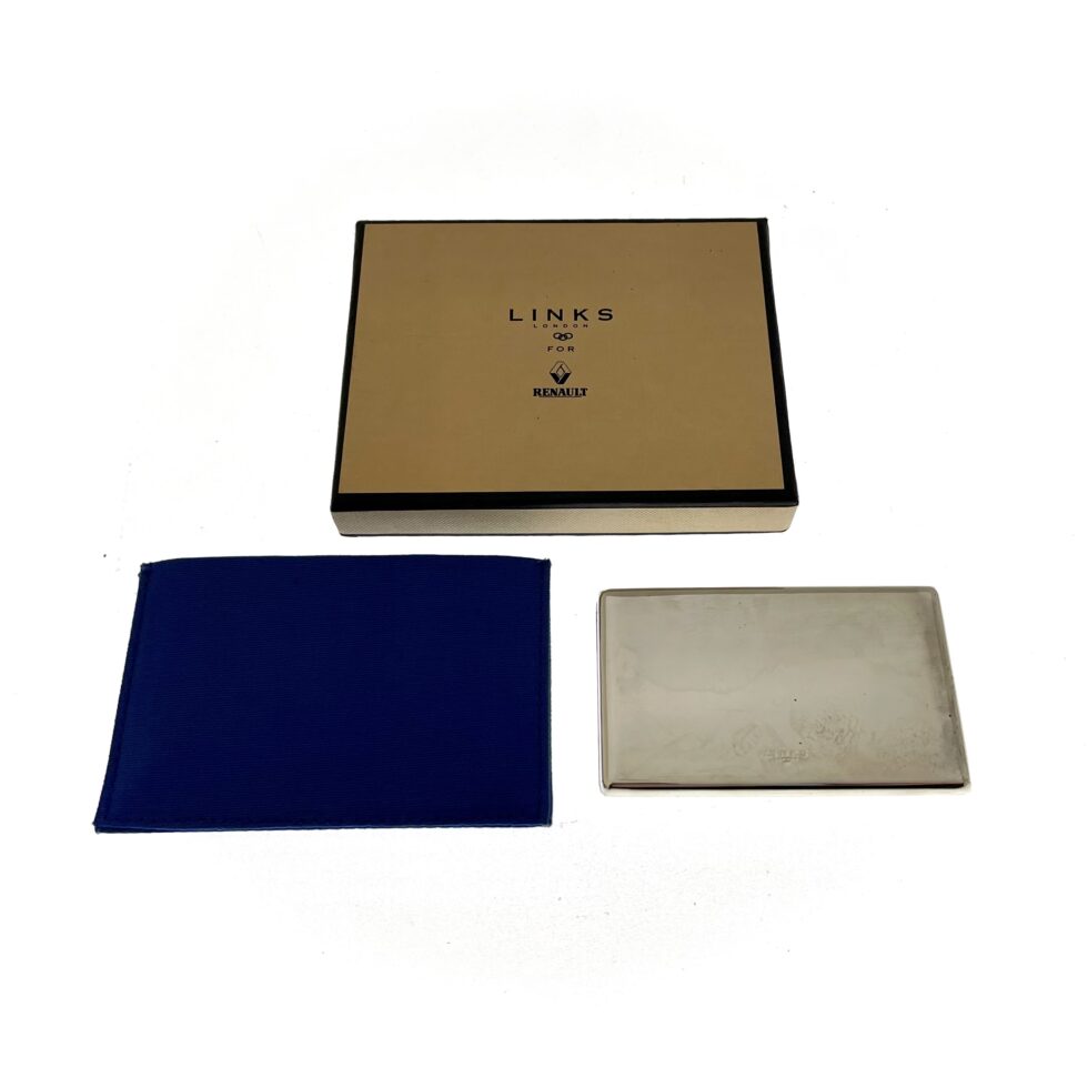 Vintage Links of London x Renault Silver Card Holder with Presentation Box