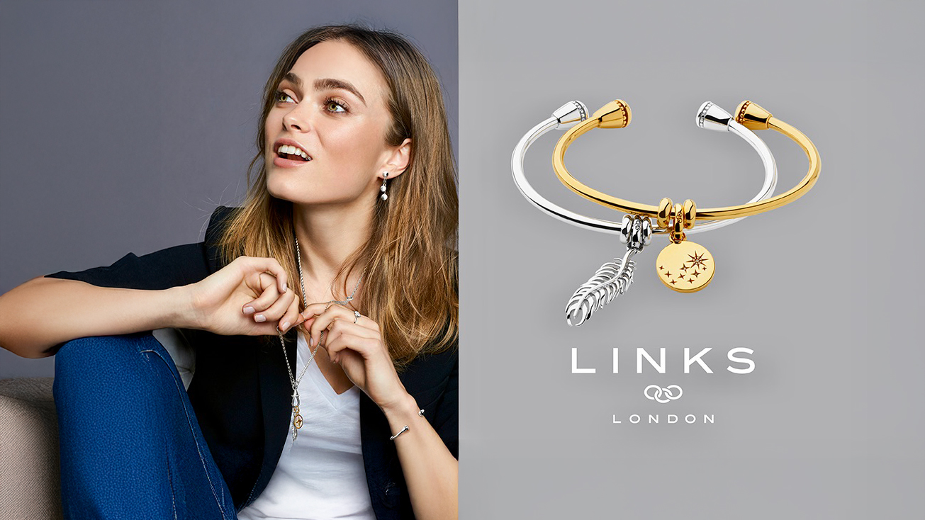 Links of London Amulet Cuff Bangle