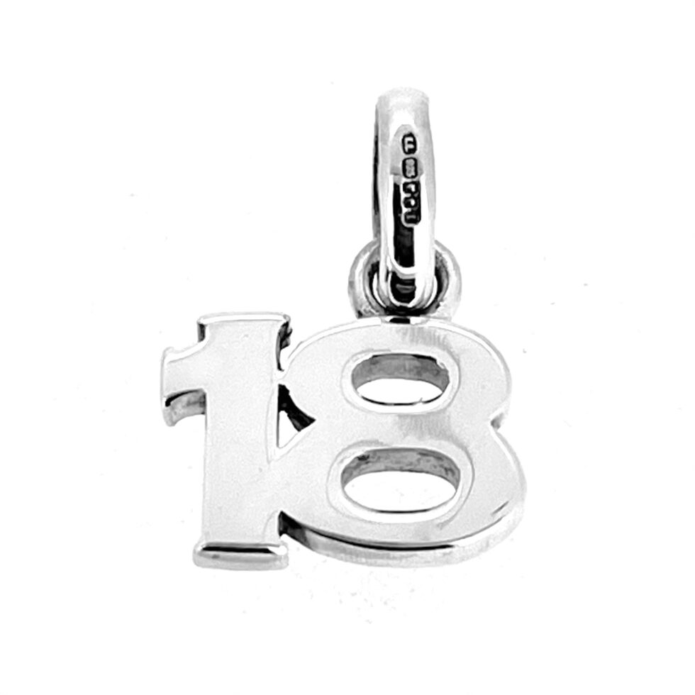 2010 Links of London Sterling Silver 18 Charm