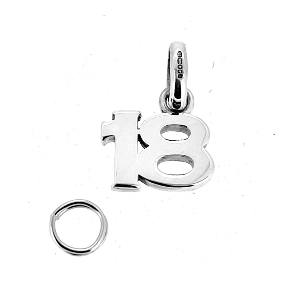 2010 Links of London Sterling Silver 18 Charm