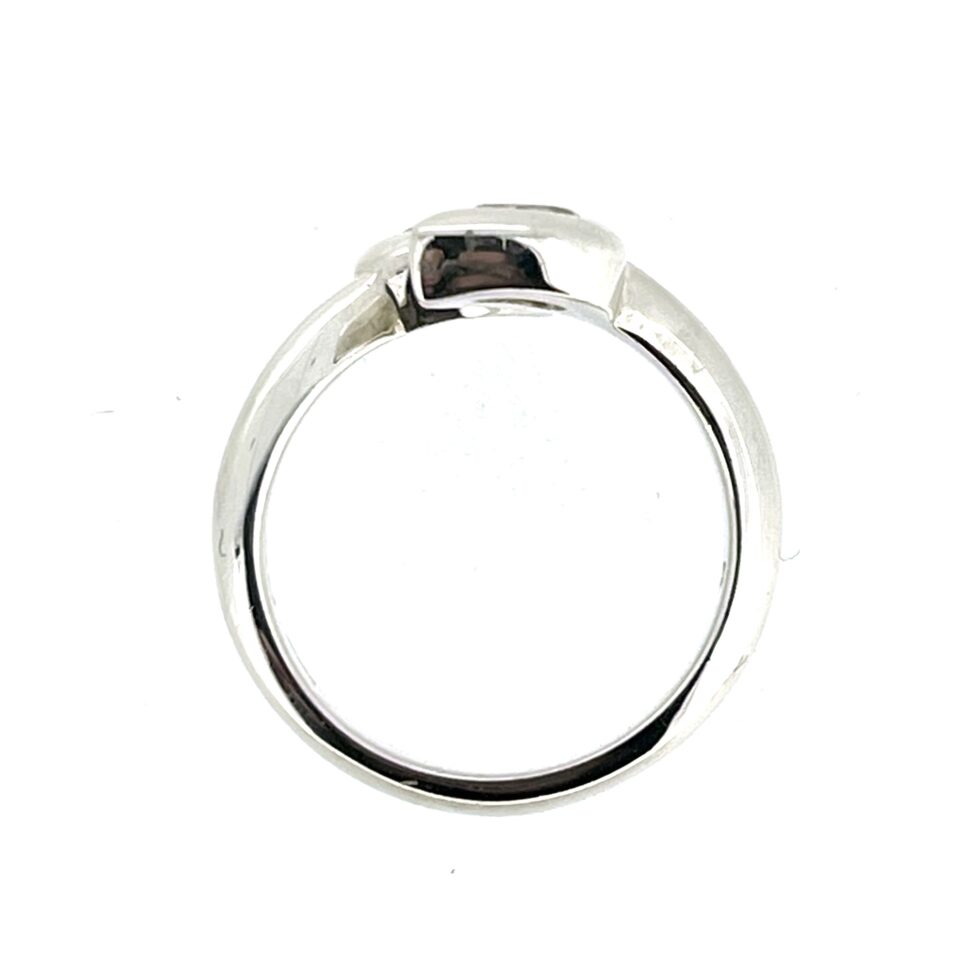 Vintage Links of London Bypass Ring | Double Pear CZ Stones | Sterling Silver