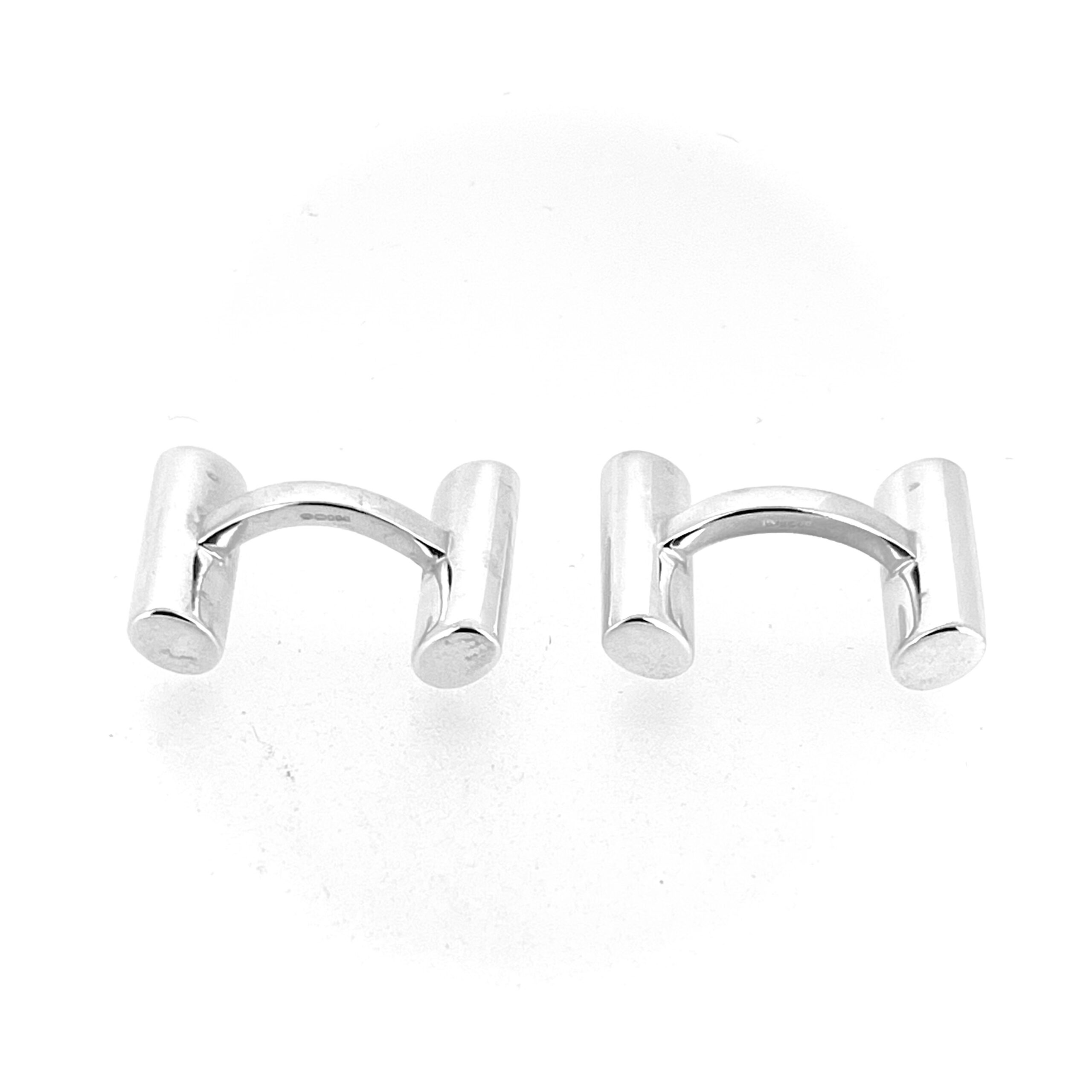 Vintage 2007 Links of London Cylinder Barbell Cufflinks