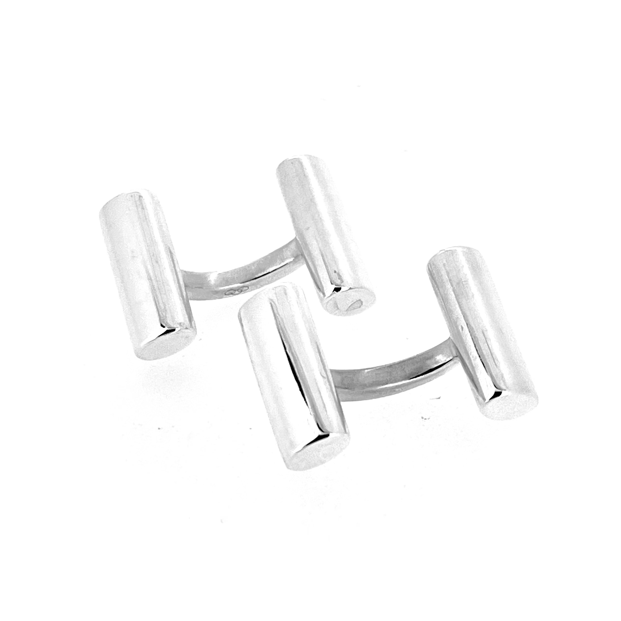 Vintage 2007 Links of London Cylinder Barbell Cufflinks