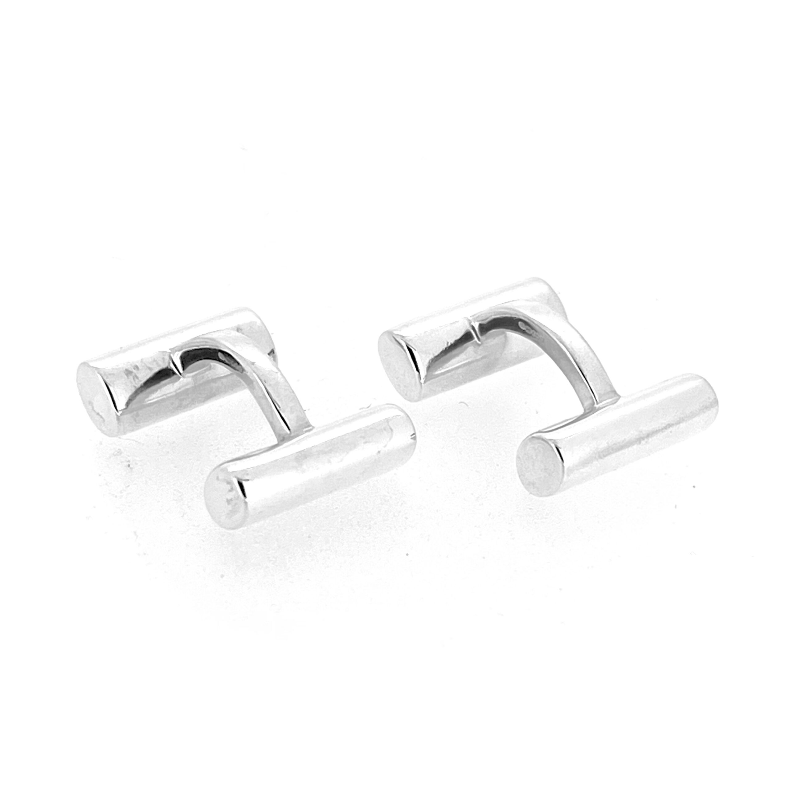 Vintage 2007 Links of London Cylinder Barbell Cufflinks