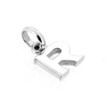 Vintage Links of London letter R charm in sterling silver