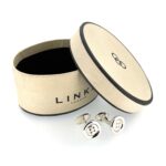 Restored cufflinks in vintage Links presentation box