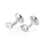 Vintage Links of London Button Cufflinks – Sterling Silver T-Bar Pair