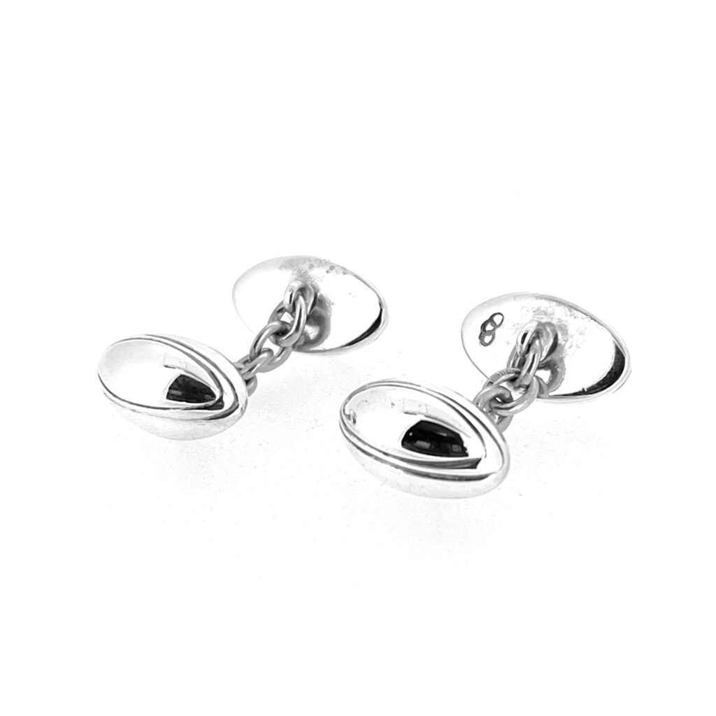 Double-ended chain-link cufflink design