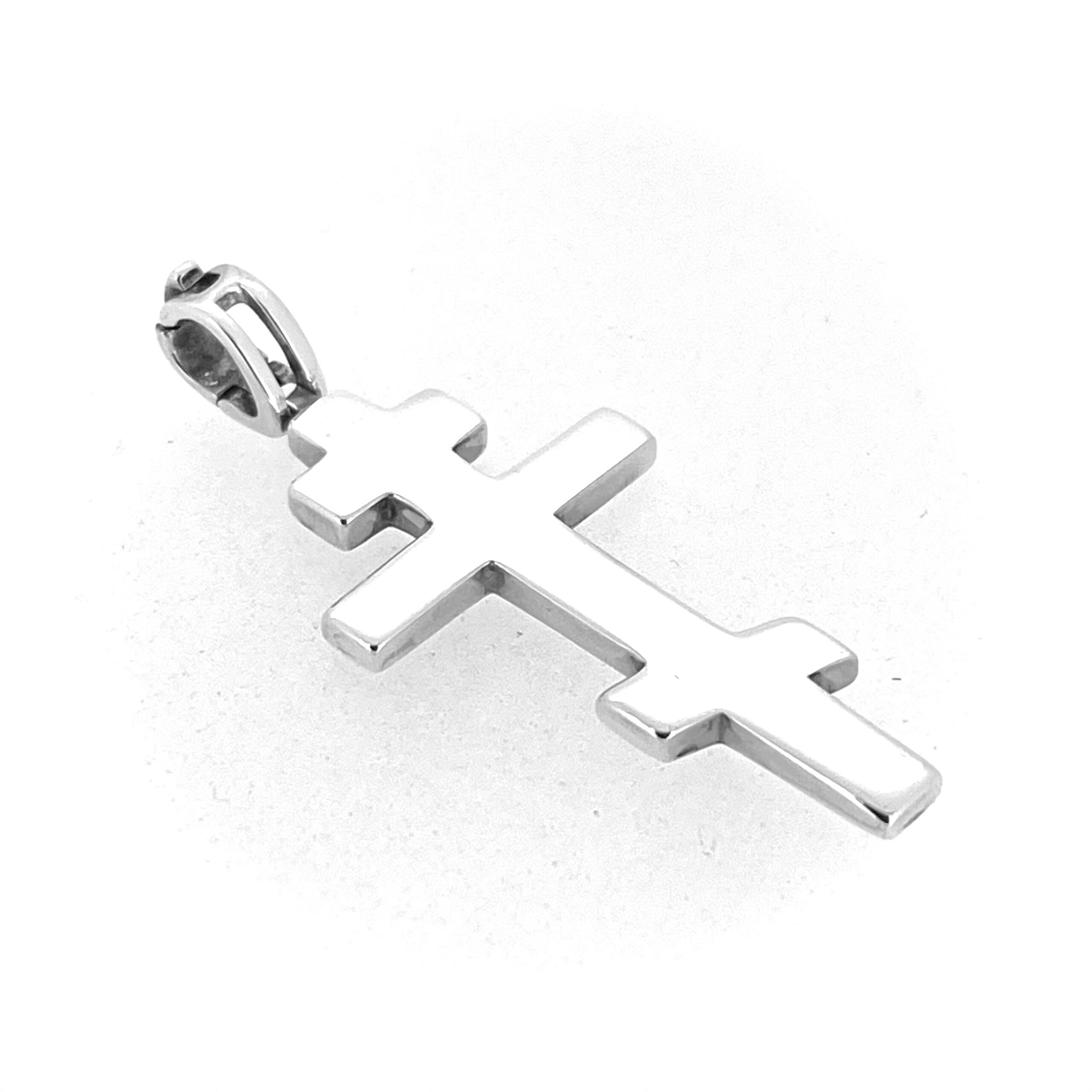 Russian Orthodox Cross Pendant | Sterling Silver | Vintage Links of London