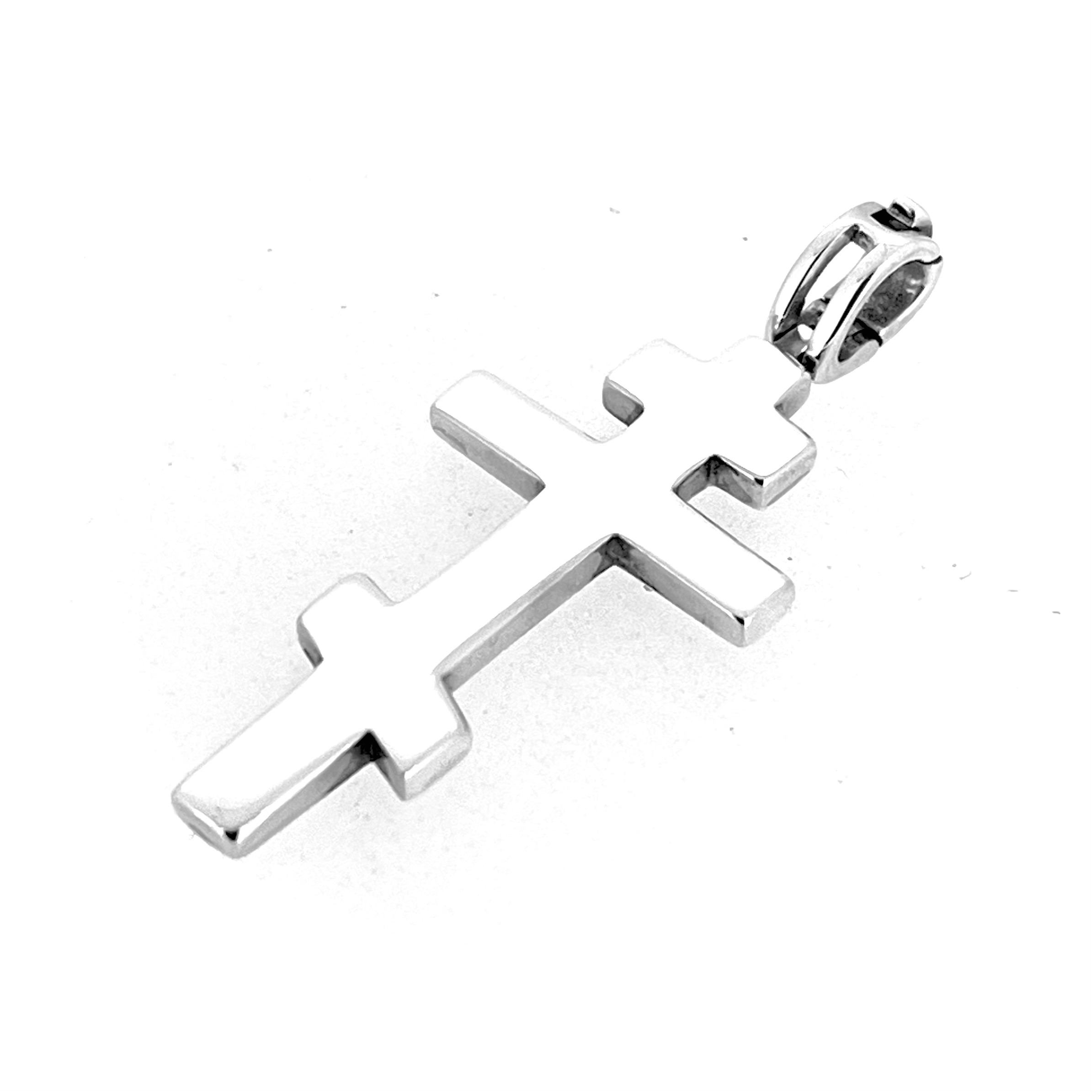 Russian Orthodox Cross Pendant | Sterling Silver | Vintage Links of London