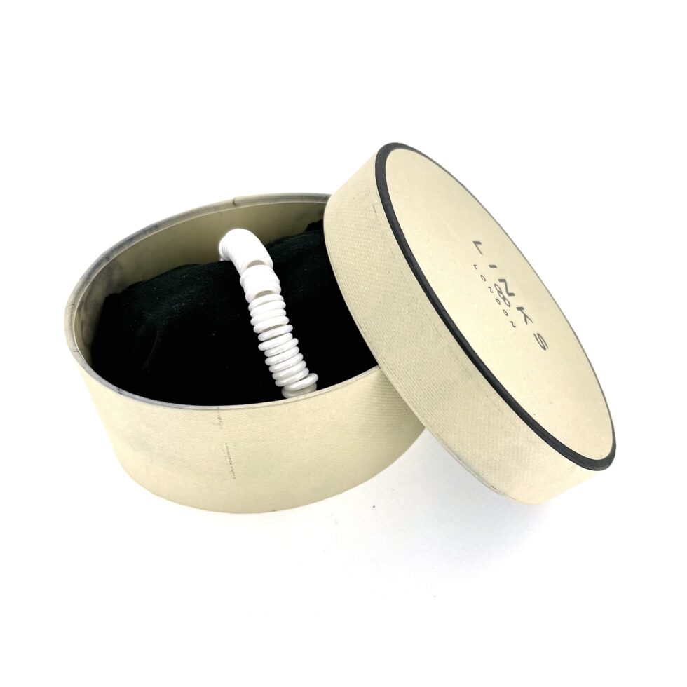 Unique Links of London Sweetie Bracelet – 16cm Silver & White Ceramic