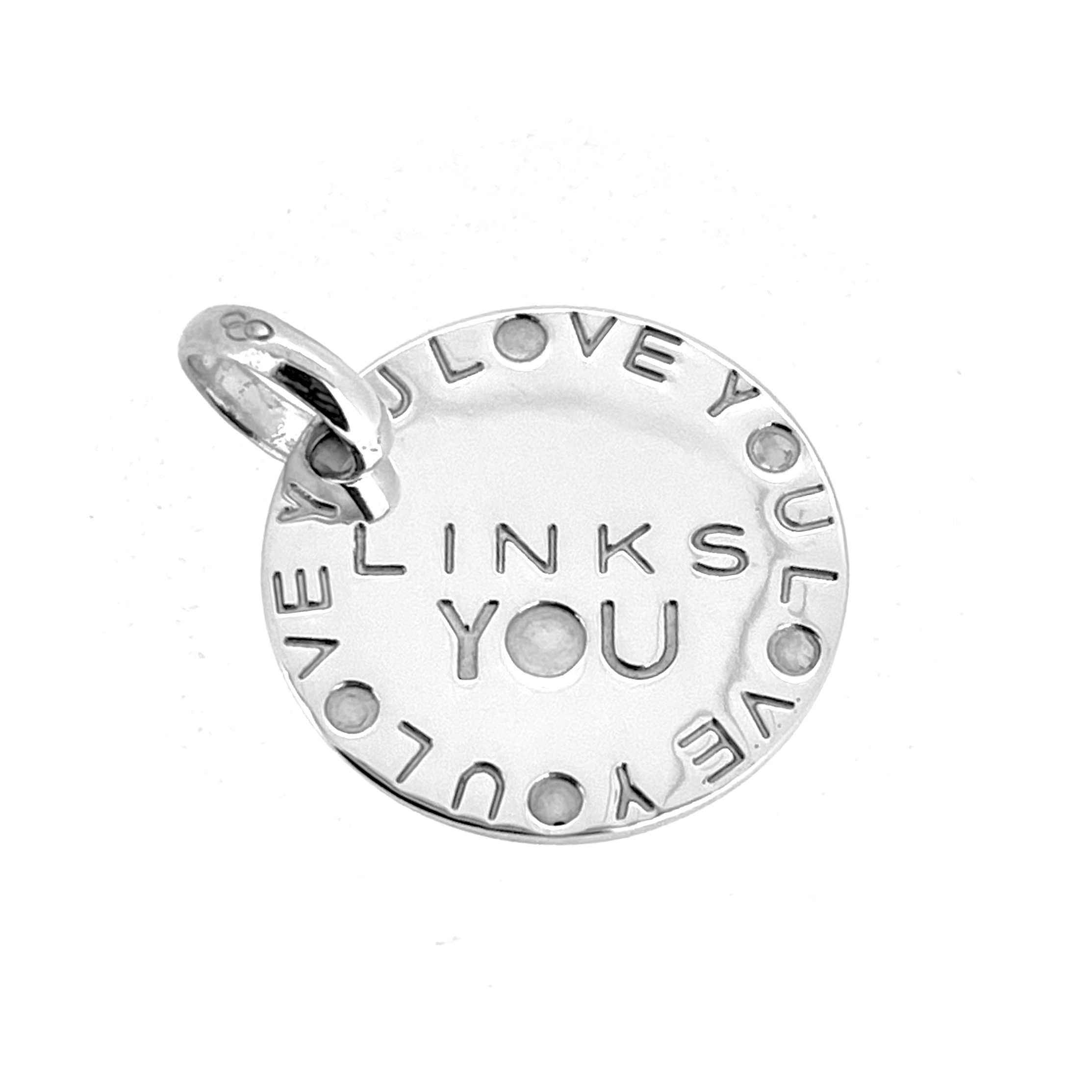 Vintage Links of London “LOVE YOU” disc charm