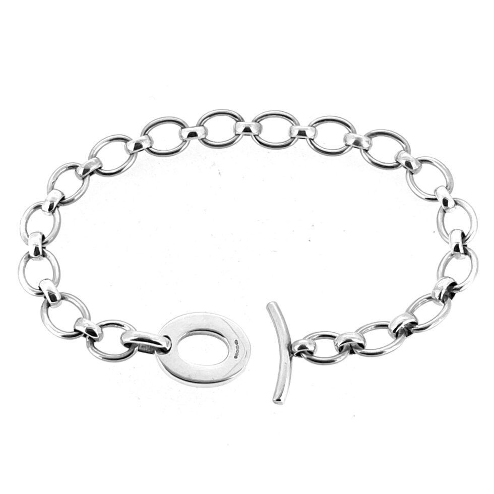 Vintage Links of London Chain Charm Bracelet – 19cm Fit | Sterling Silver
